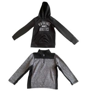 C9 by Champion and New Balance | Boys 2 piece black gray Sweater bundle Size 6